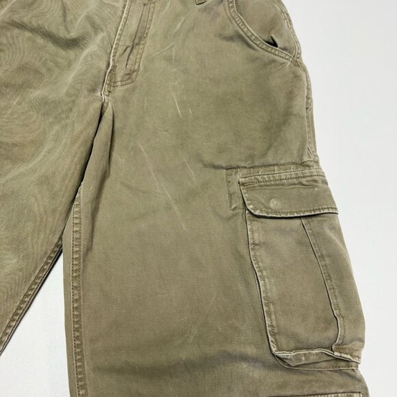 Vintage JNCO Commando Cargo Pants Size 14 (26x25) Tan Skate Y2K Grunge - Picture 4 of 16